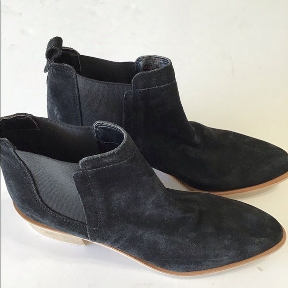 Crepo Black suede Chelsea new without tags booties western festival size 11 - Picture 1 of 5